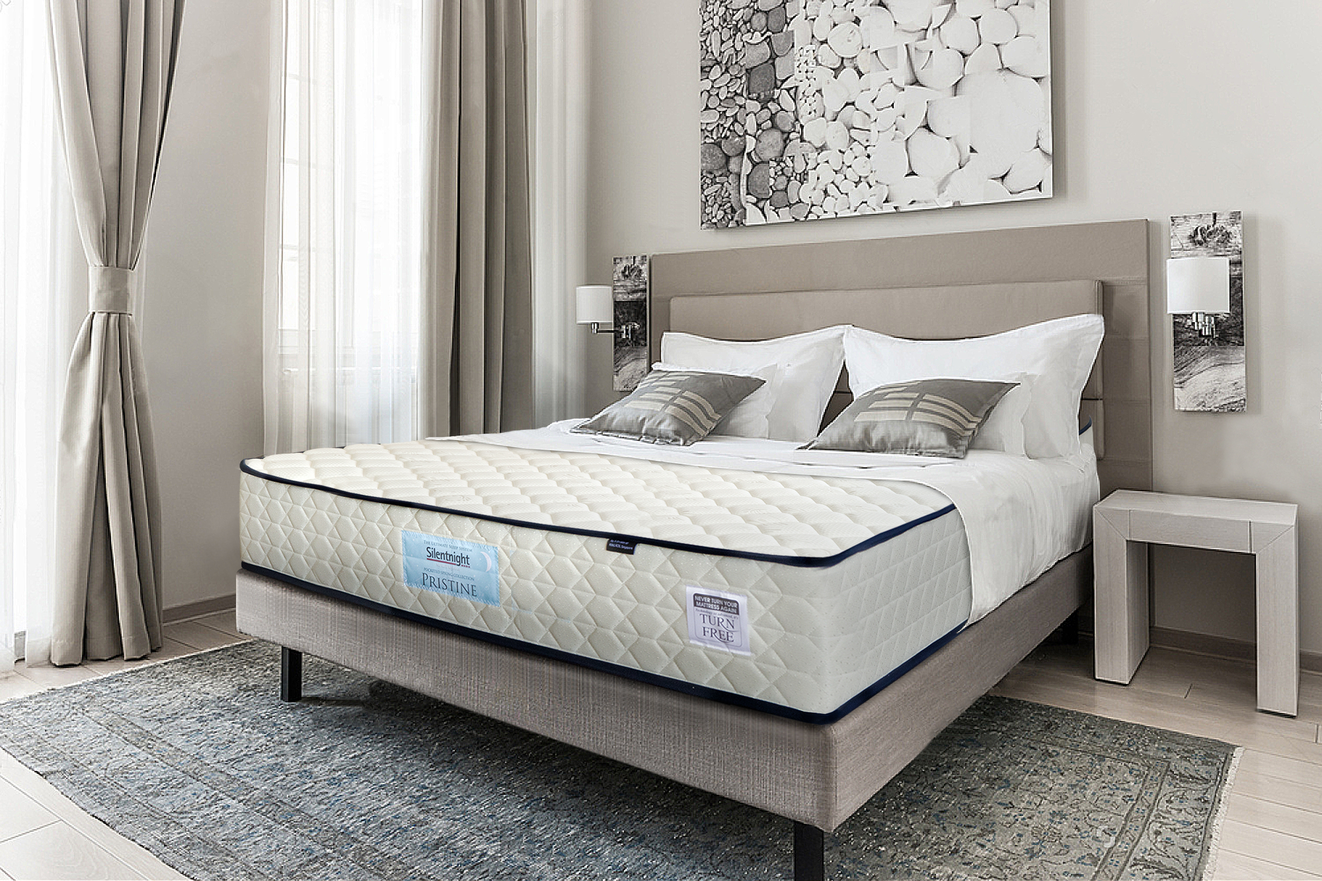 silent night single mattress sale